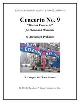 Concerto No. 9 for Piano piano sheet music cover